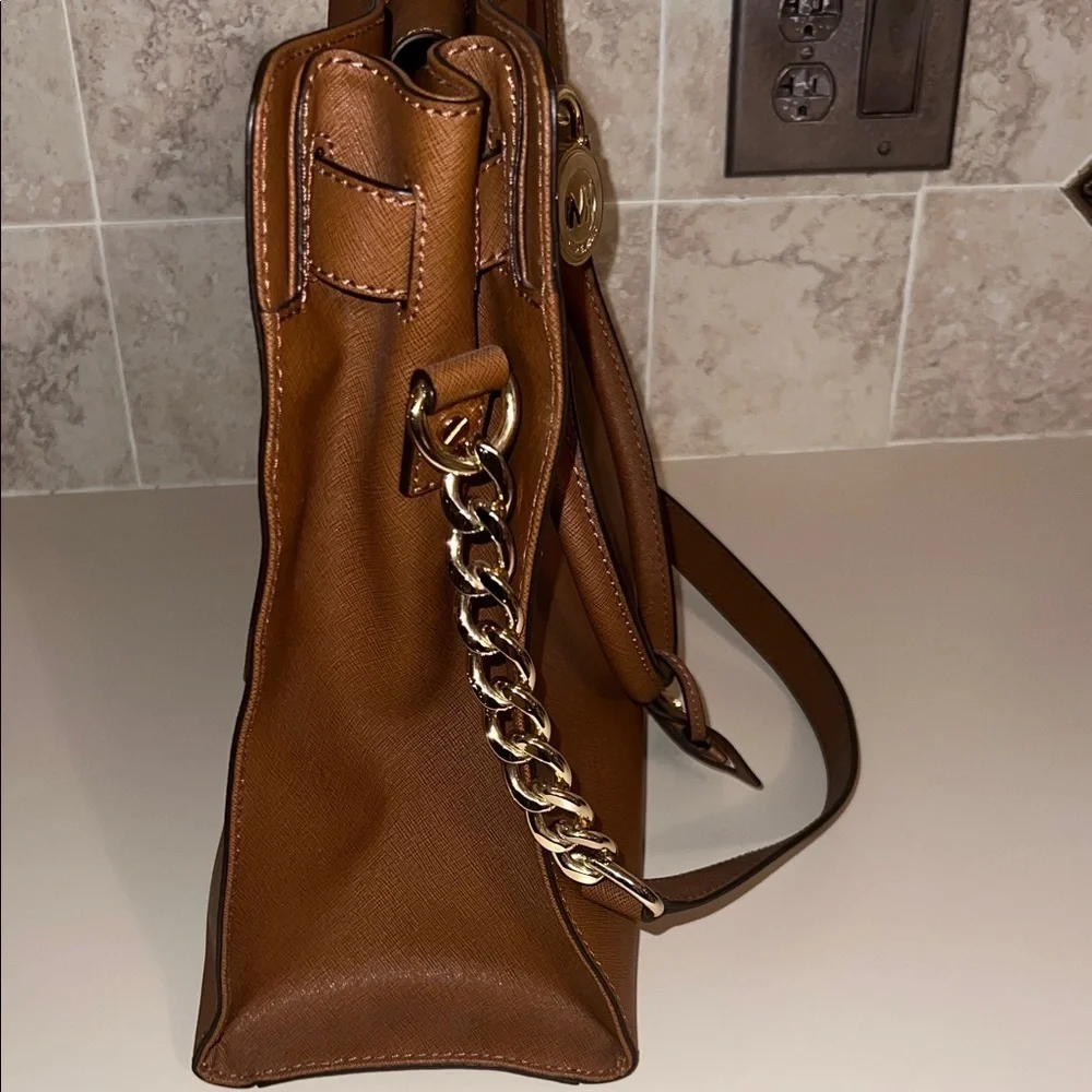 Michael Kors Tan Leather Satchel